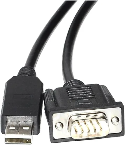 Miniatura 2 de PL2303GT CHIP USB a DB9 Hembra/Macho Adaptador a RS232 RS-232C Convertidor Serial Estándar PINOUT y cable de módem nulo (3.3 ft, DB9 macho PINOUT 1)