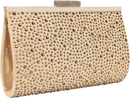 Miniatura 2 de DEXMAY Crystal Clutch Purse for Women Rhinestone Frame Clutch Handbag for Party