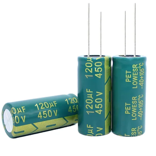 Miniatura 13 de 20 condensadores electrolíticos de 4.7 UF/450 V, condensadores electrolíticos de aluminio de alta frecuencia para refrigerador, TV, monitor LCD