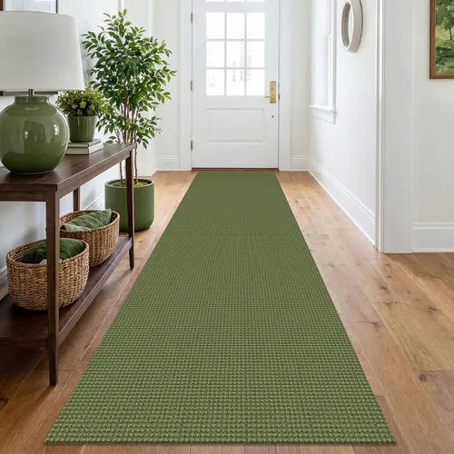 Miniatura 181 de IOHOUZE Alfombra de Área Lavable 4x6 Antideslizante con Respaldo de Goma Alfombras Tejidas para Entrada Interior Alfombras de Dormitorio Alfombra