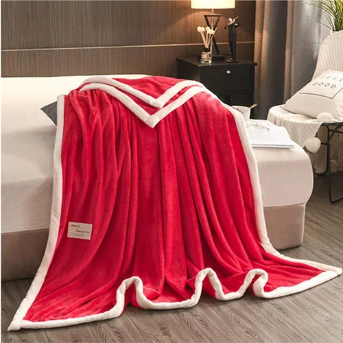 Miniatura 2 de Manta de felpa, suave, afelpada, esponjosa, cálida, acogedora, gruesa manta de franela reversible, acogedora de alta calidad, suave y antiestática
