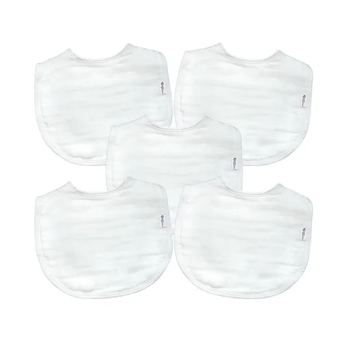 Miniatura 8 de green sprouts Baberos absorbentes de muselina de algodón orgánico, hipoalergénico de 0 a 12 meses, certificado Standard 100 por OEKO-TEX, probado