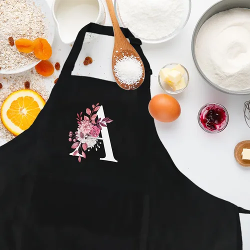 Miniatura 4 de Delantales Personalizados para Mujeres con Bolsillos, Lindos Delantales para Mujeres Chef de Repostería, Regalos de Cocina para el Cumpleaños de Mamá