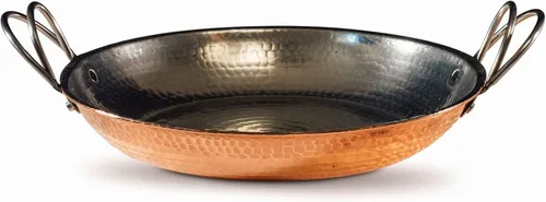 Miniatura 6 de Sertodo - Sartén de cobre martillado a mano de 6 pulgadas Sartén y sartén de cobre puro de calibre pesado Utensilios de cocina artesanal