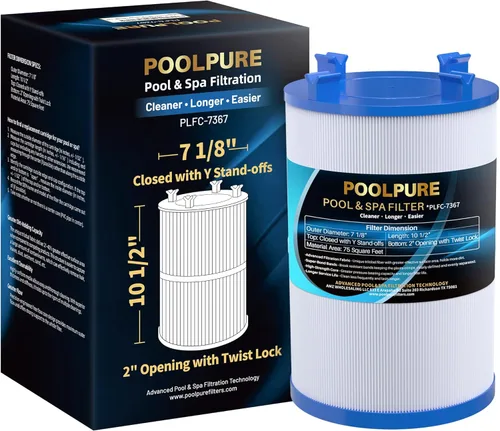 POOLPURE Filtro de spa C-7367 sustituye a PD075-2000, Dimension One 1561-00, Filbur FC-3059, Excel Filters XLS-7005, Aladdin 17541, Baleen AK-60035,