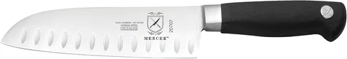 Miniatura 6 de Mercer Culinary Genesis - Juego de cuchillos forjados de 10 piezas con estuche, acero/negro