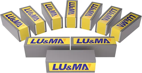 Miniatura 8 de LU&MN Cuchillas de repuesto para rascador de carburo, cuchillas reversibles triangulares de triple borde de 1 pulgada, se adapta a la mayoría