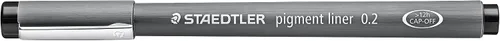 Miniatura 5 de Staedtler Delineador de pigmentos, pluma fina para dibujo, dibujo, diario, 0.039 in, negro, 308 10-9
