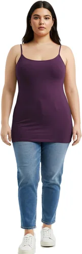 Miniatura 190 de Emmalise Camisola larga casual básica para mujer, con tirantes ajustables, top en capas