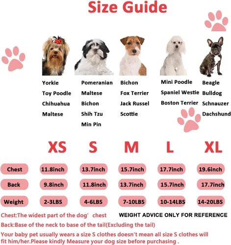 Miniatura 7 de Suéteres para Perros Pequeños para Niñas Rojos de Invierno, Ropa Cálida para Perros, Vestido de Navidad para Perros, Traje de Día, Ropa