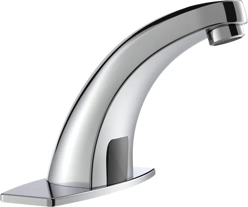 Miniatura 9 de Llave del agua del cuarto de baño, automática de Greenspring. único diseñador de llave mezcladora de monomando para fregadero con acabado en cromo
