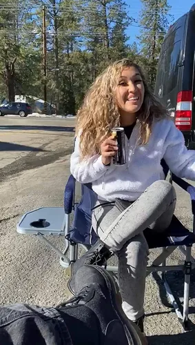 Miniatura 9 de iClimb Silla de malla plegable de camping compacta resistente con mesa auxiliar y asa