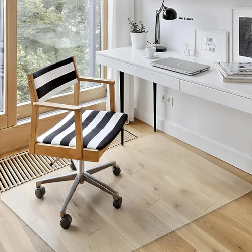 Azadx, protección de tapete de piso transparente, multipropósito, para superficies duras, de 36 x 48 pulgadas para silla de oficina/escritorio de