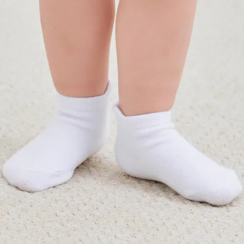 Miniatura 5 de Zaples - Calcetines altos hasta el tobillo para bebé con base antideslizante, unisex
