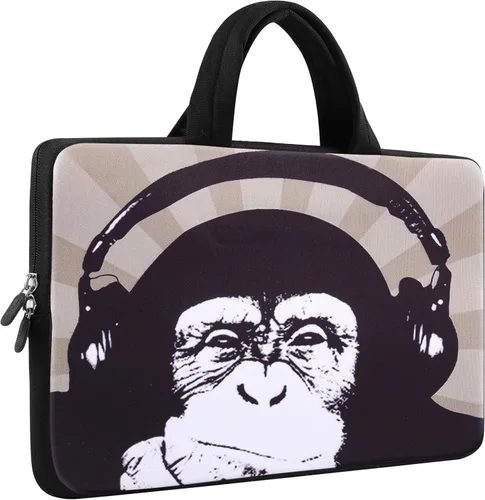 iColor 11 11.6 12 12.1 12.5 Bolso de transporte para laptop, funda para Chromebook, portátil, ultrabook, tableta con asa, tote de neopreno para