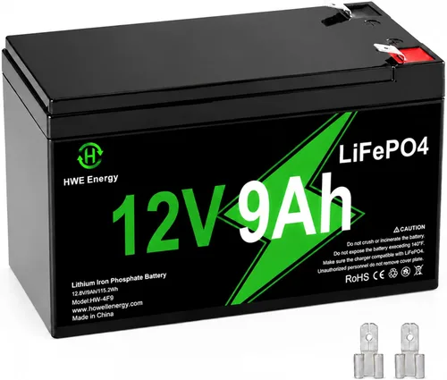 Miniatura 10 de Batería de litio recargable de 12 V 5 Ah, más de 4000 ciclo profundo LiFePO4 12 voltios 5 amperios batería de repuesto para Liftmaster 485LM