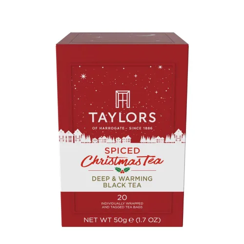 Miniatura 14 de Taylors of Harrogate Classic Chai, té negro, bolsas envueltas individualmente, 20 unidades (paquete de 1), especiado, aromático y cálido