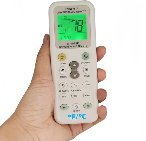Universal Aire acondicionado Control remoto retroiluminación A/C controlador de acondicionamiento 1000 en 1 para Mitsubishi Toshiba HITACHI FUJITSU
