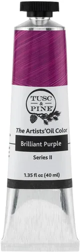 Miniatura 194 de Tusc & Pine Pintura al óleo Artist – Alizarin Crimson, 1.4 fl oz, sin amarilleo, consistencia rica y cremosa, carga máxima de pigmento, pinturas al