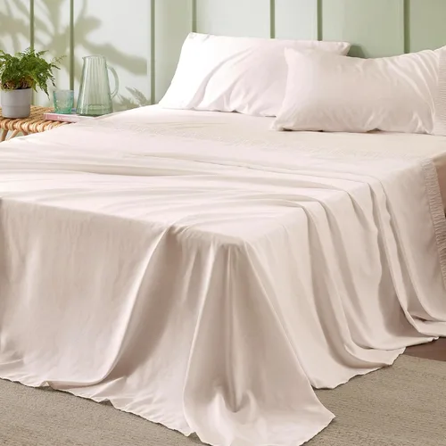 Miniatura 12 de Bedsure Sábanas de tamaño King – Sábanas suaves para cama de tamaño King, 4 piezas de hotel de lujo verde menta, juego de sábanas refrescantes de 11