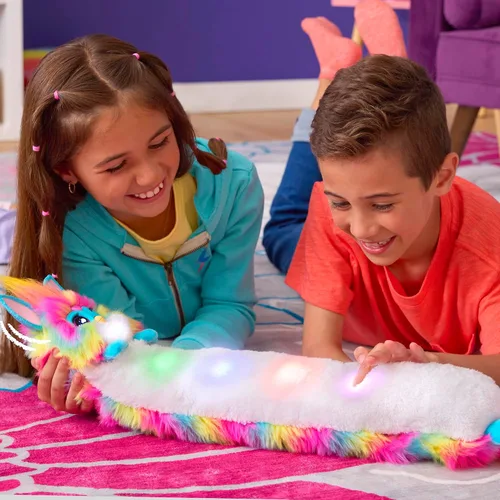 Miniatura 2 de FURBY Juguete Interactivo DJ, Peluche Electrónico Súper Suave Arcoíris con Música, Luces, Movimiento y Juegos, Habla Inglés y Furbish, 32 Pulgadas