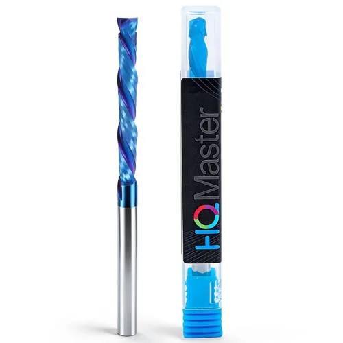 Miniatura 11 de HQMaster Broca de nariz de bola de enrutador de corte ascendente de 1/4 pulgadas de vástago de carburo sólido Broca de enrutador CNC