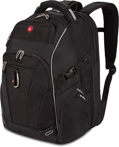 Miniatura 10 de SwissGear Endure ScanSmart – Mochila para portátil con tecnología TSA aprobada – Compatible con la mayoría de laptops de 17" – Múltiples bolsillos