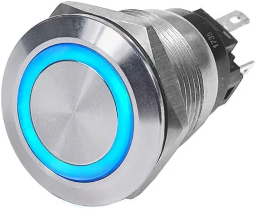 Blue Sea Systems 4160 Botón Interruptor 10A OFF-ON AZUL
