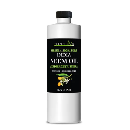 Miniatura 2 de GreenIVe Aceite de neem 100% cultivado orgánicamente, virgen prensado en frío, puro y natural, 16 onzas, ideal para jardinería, cuidado de la piel