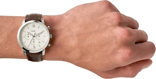 Miniatura 5 de Fossil Men's Neutra Stainless Steel and Leather Quartz Chronograph Watch