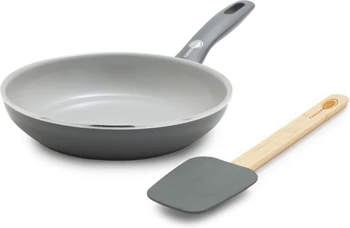 Miniatura 18 de GreenPan Dover - Sartén de 12 pulgadas con revestimiento antiadherente de cerámica libre de PFAS no tóxicos, para sellar, saltear, freír huevos