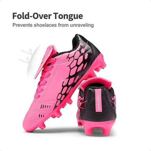 Miniatura 4 de DREAM PAIRS Zapatos de fútbol para niños y niñas al aire libre para niños pequeños y grandes