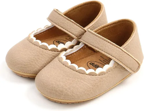 Miniatura 6 de SOFMUO Mary Jane - Zapatos planos con lazo, zapatos de ballet para niñas pequeñas, primeros caminantes, para boda, Navidad, zapatos de vestir