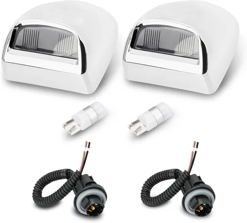Miniatura 9 de Bestview Luces de Matrícula Etiqueta Lámpara Trasera con Cubierta de Carcasa Enchufe Bombillas Blancas 6000K Conjunto de Repuesto para Chevy