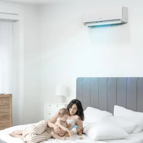 Miniatura 7 de ROVSUN - Aire acondicionado Mini Split con Wifi y sistema de calefacción, 11500 BTU, 17 SEER2, 115V, inversor, sin conductos, unidad de pared