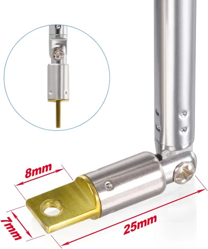 Miniatura 3 de Bingfu Antena telescópica de 25.6 in AM FM de 25.6 in, repuesto de antena de radio portátil (paquete de 2) compatible con radio portátil