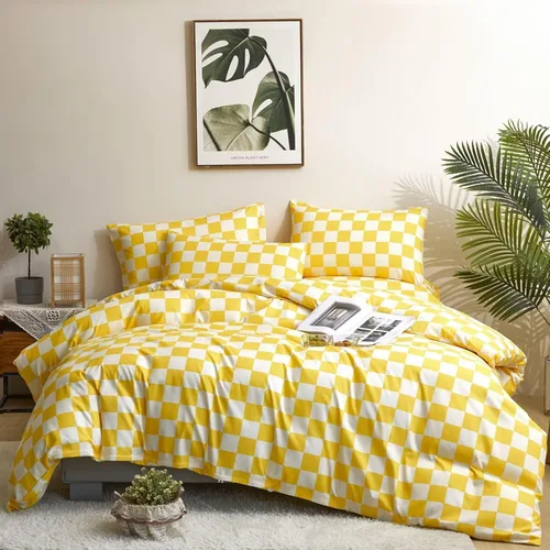Miniatura 15 de Houseri - Juego de edredón azul, tamaño Queen, ropa de cama para mujeres y niñas, juego de edredón de color azul claro, tamaño Queen, para niños