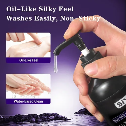 Miniatura 2 de SiYi Lubricante personal a base de agua, deslizamiento sedoso similar al aceite, no pegajoso y fácil de limpiar, lubricante compatible con juguetes