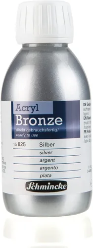 Miniatura 20 de Schmincke - Aqua-Bronze, oro pálido rico, 20 ml, 15 812 032, efectos metálicos brillantes en pinturas gouache y acuarela, papel, cartón, tabla