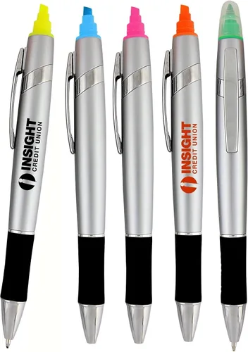 Miniatura 2 de SyPen Bolígrafos personalizados con resaltador, paquete de 200 impresiones sin granel, resaltador de la Biblia de 2 pulgadas con combo de bolígrafo