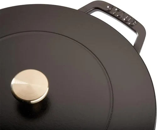 Miniatura 4 de Staub Horno holandés de hierro fundido, 3.75 cuartos de galón, sirve 3-4, fabricado en Francia, cereza