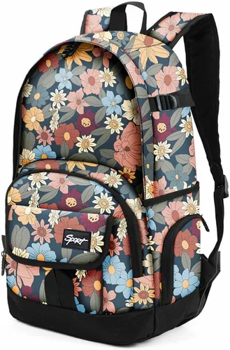 Miniatura 59 de Mochila escolar estilo Rickyh, mochila de viaje para hombres y mujeres, mochila ligera con compartimento para portátil, Tamaño único