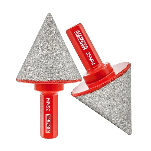 Miniatura 14 de DT-DIATOOL Broca biseladora de diamante de 3 pulgadas para azulejos, granito, mármol, agujeros existentes, ampliación, pulido, modelado, agujeros
