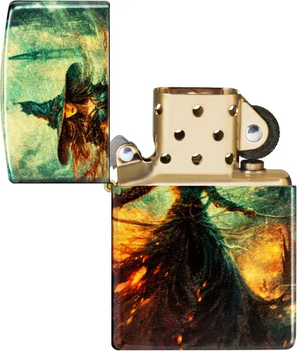 Miniatura 7 de Zippo Encendedores míticos 540 Mago de Fuego de Latón Rodado