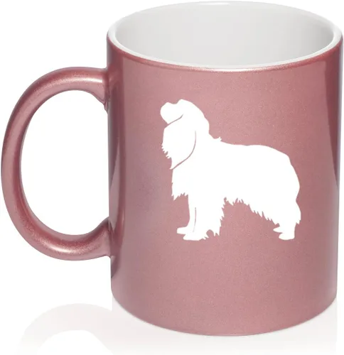 Cavalier King Charles Spaniel - Taza de café de cerámica de regalo para ella, él, mujeres, hombres, hermana, amigo, mamá, papá, abuela, abuelo,