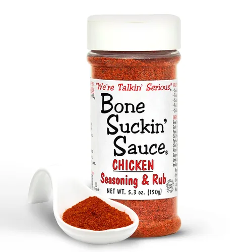 Miniatura 13 de Bone Suckin' Condimento para salsa y variedad de frotamiento, original, filete, mariscos y pollo, ideal para asar a la parrilla, ahumar, sin OMG