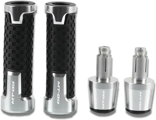 Miniatura 10 de Motocicleta 0.866 in para Y&AMAHA MT-09 MT 09 MT09 Tracer GT 2018 2019 2020 Accesorios de motocicleta CNC Agarres Manillar Manillar Tapones Extremos