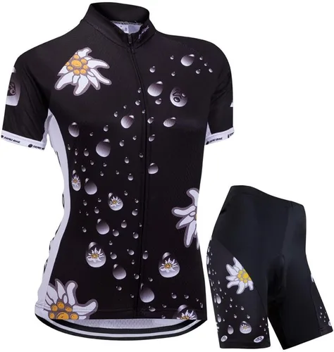 Miniatura 13 de Jersey de ciclismo para mujer, de manga corta, secado rápido, transpirable, para montaña.