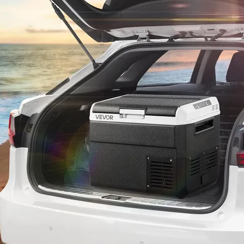 Miniatura 8 de VEVOR Refrigerador de coche de 12 voltios, refrigerador de coche de 31.7 cuartos de galón / 30 L, enfriador eléctrico portátil con temperatura