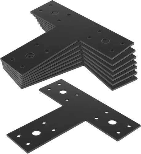 Miniatura 3 de Soporte en T de 8 piezas para poste 4x4, conector de correa en T, calibre 14